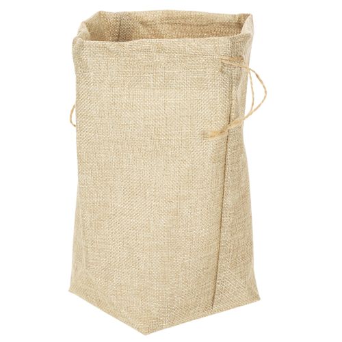Jute bag 13.5×11cm H25cm | Floristik24.ie