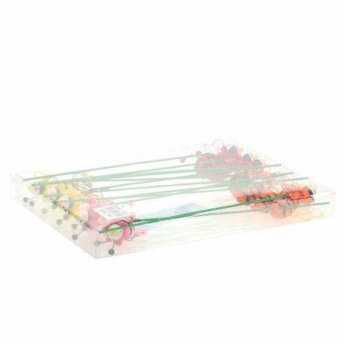 Floristik24 Decorative plug beetle assorted H25cm 12 pieces