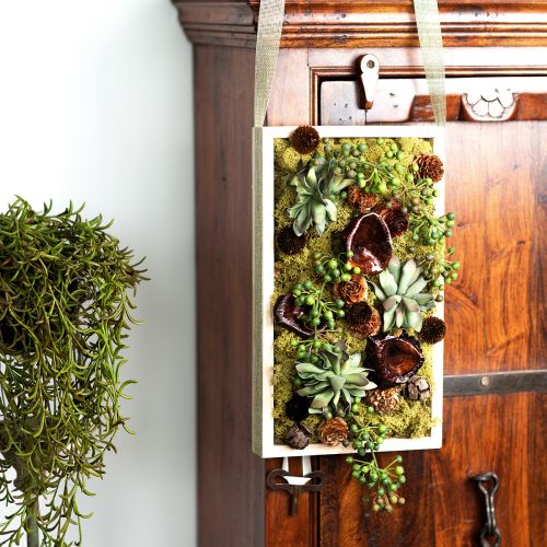 Kalix Mushroom Natural Varnished Dried Mushrooms Decoration Large 50 pcs