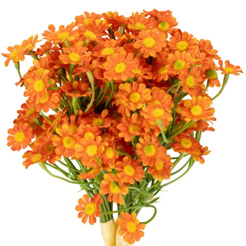Artificial flower bouquet of chamomile for atmospheric seasonal decoration, 27cm, 3 pieces