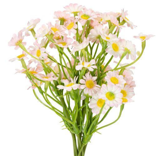 Product Artificial chamomile bouquet for bright and easy-care home decoration, 28cm, 3 pieces