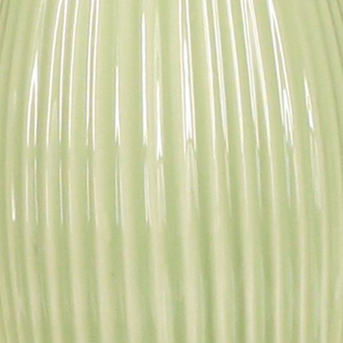 Product Ceramic Easter bunny figurine in pastel green, table decoration, 22cm, 2 pieces