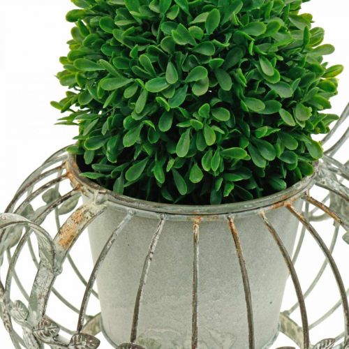 Floristik24 Planter decorative coffee pot metal pot for planting L15.5cm Ø11.8cm