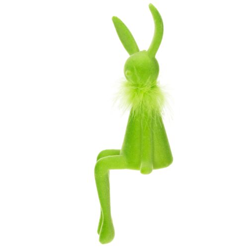 Product Easter Bunny Decoration, Shelf Sitter, Sitting Figure Made of Plastic for Spring, 27cm, 2 Pieces