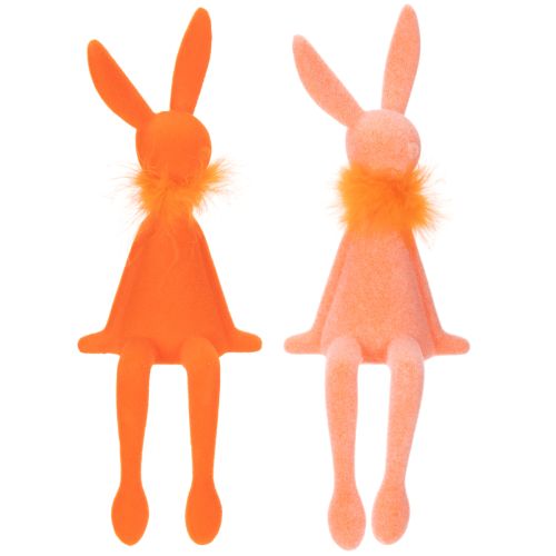 Product Easter Bunny Shelf Sitter, Sitting Easter Bunny Figurine for Easter and Spring, 27cm, 2 Pieces