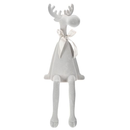 Christmas figurine reindeer with long legs, shelf sitter, 54cm | Floristik24.ie