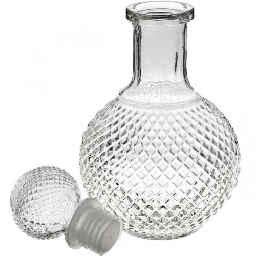 Floristik24 Whiskey carafe with lid Glass carafe H20.5cm
