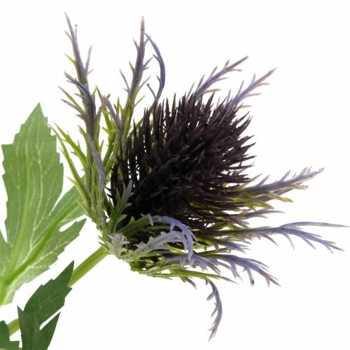 Floristik24 Artificial thistle branch blue-violet 68cm 3pcs