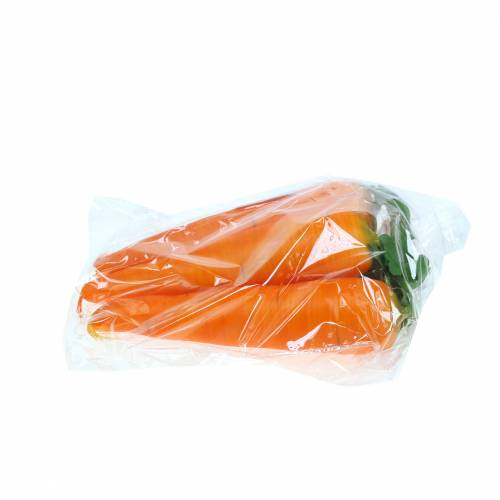 Floristik24 Artificial carrot 18cm 3pcs