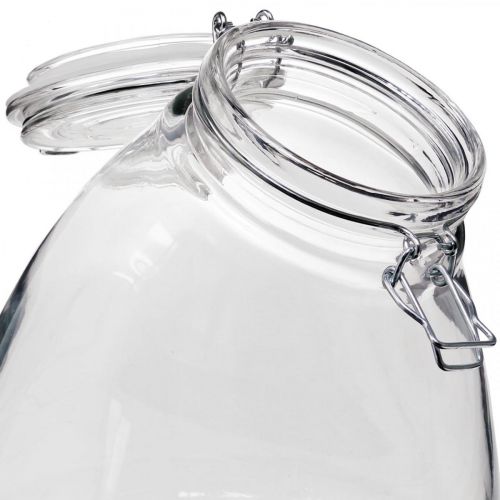 Product Biscuit jar large clear 22cm
