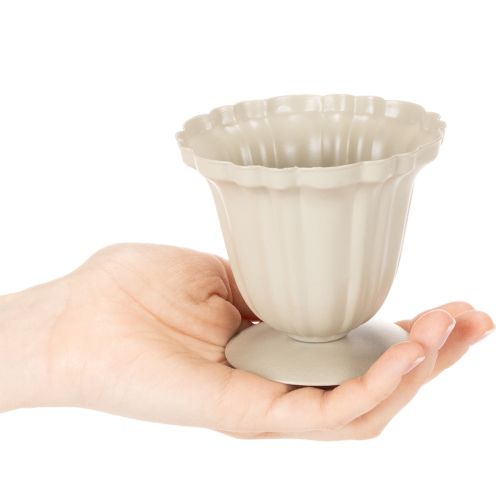 Decorative bowl, cream-colored trophy, small, 10cm | Floristik24.ie
