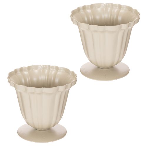 Decorative bowl, cream-colored trophy, small, 10cm | Floristik24.ie
