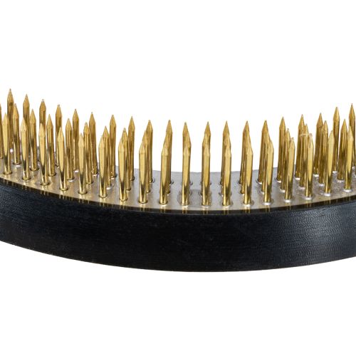 Product Creative floral arrangement aid with brass pins for Ikebana and flower arrangements