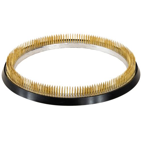 Product Kenzan flower arranging aid with brass pins for floral arrangements