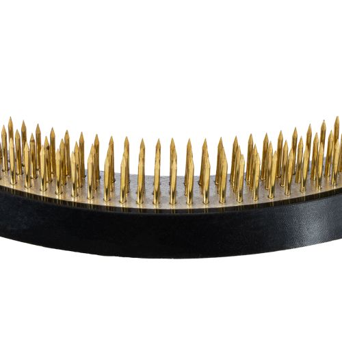 Product Kenzan flower arranging aid with brass pins for floral arrangements