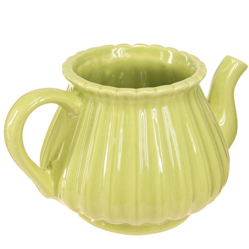 Product Ceramic Decorative Teapot Planter Pink Green 19.5×13.5×11cm 2 pcs