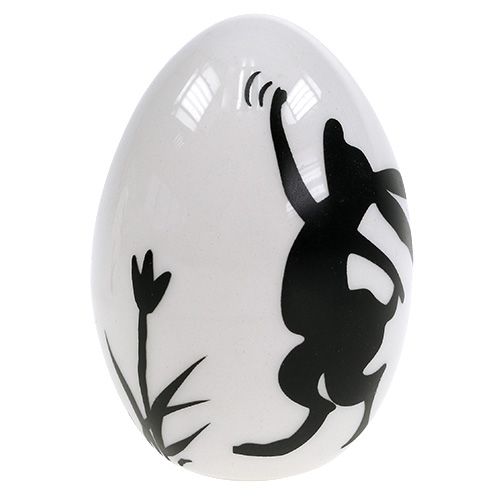 Floristik24 Ceramic egg with pattern 6.5cm 4pcs