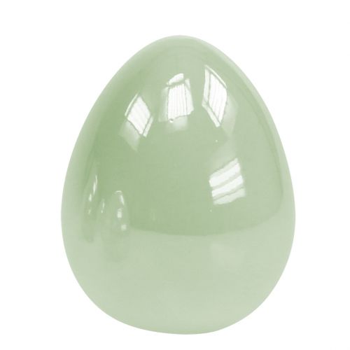 Product Ceramic egg standing pastel green 8.5cm 4pcs