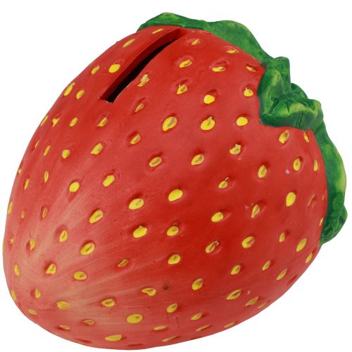 Floristik24 Ceramic money box strawberry decoration 17 × 13.5 × 13.5cm