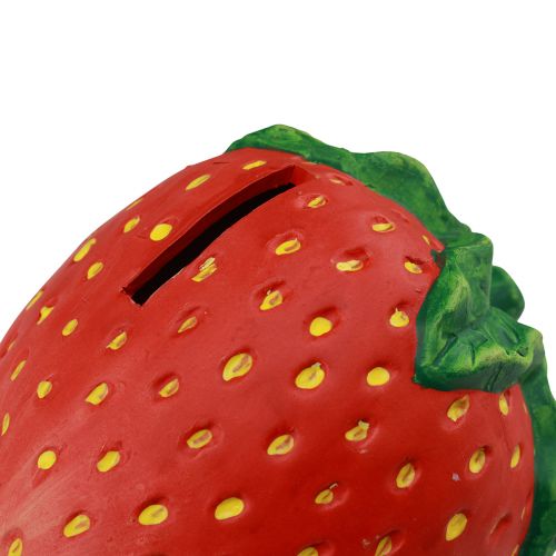 Floristik24 Ceramic money box strawberry decoration 17 × 13.5 × 13.5cm