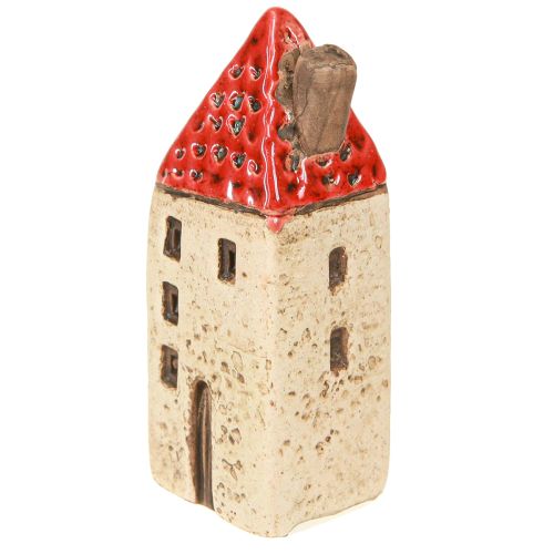 Floristik24 Ceramic houses, small decorative houses, autumn decoration, H8cm, 6 pieces