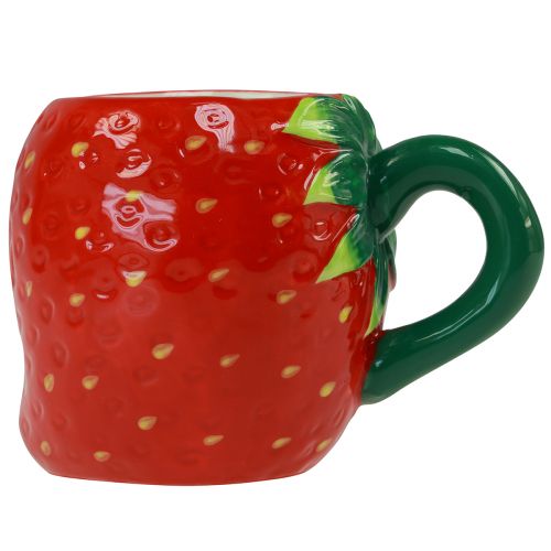Floristik24 Ceramic cup strawberry for planting 10cm Ø6.5cm