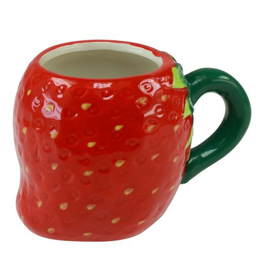 Product Ceramic cup strawberry for planting 10cm Ø6.5cm