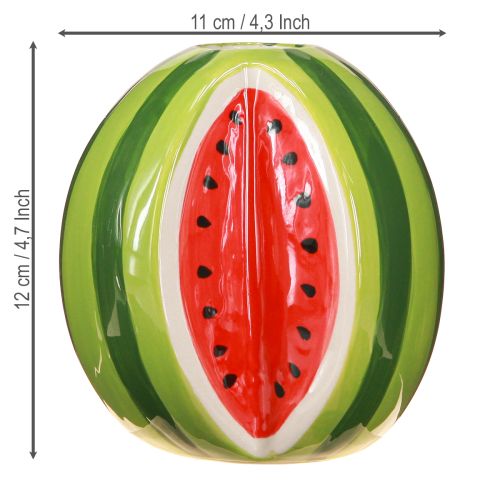 Product Ceramic vase watermelon decorative vase ceramic H12cm
