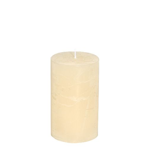Floristik24 Candle cream 60mm x 100mm 8pcs