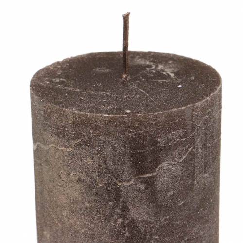 Product Colored candles copper metallic 85×120mm 2pcs