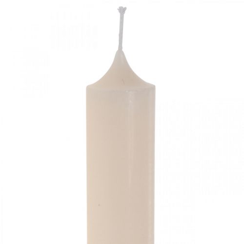 Floristik24 Candle long table candle rod candle cream Ø3cm H29cm
