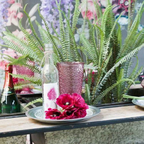 Floristik24 Candle cup, cup glass, lantern, glass decoration Ø10cm H18.5cm