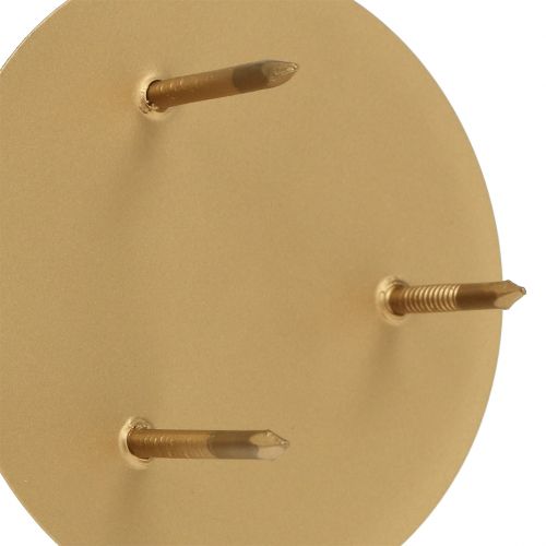 Floristik24 Candle holder Ø5cm gold matt 4pcs