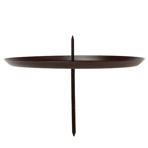 Product Candle Holder Brown Ø8cm 4 pcs