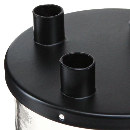 Product Candle holder glass Rod candle holder decoration glass H11cm Ø10cm