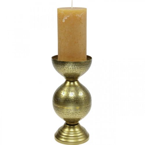Product Candle holder oriental tealight holder metal 25cm