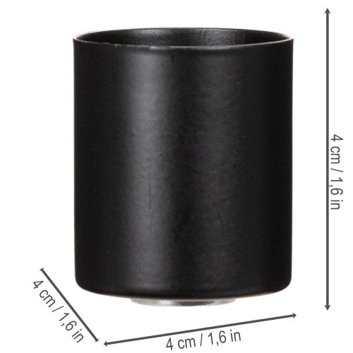 Magnetic candle holder, matte finish, 4cm, 4 pieces | Floristik24.ie