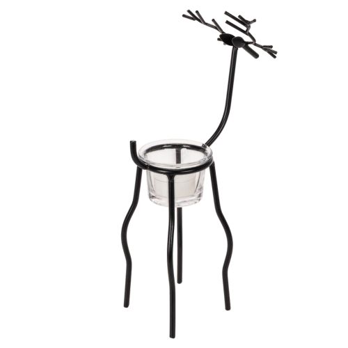 Reindeer candle holder with