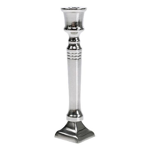 Floristik24 Candlestick silver Ø2cm H12cm 1p