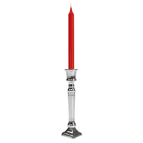 Floristik24 Candlestick silver Ø2cm H12cm 1p