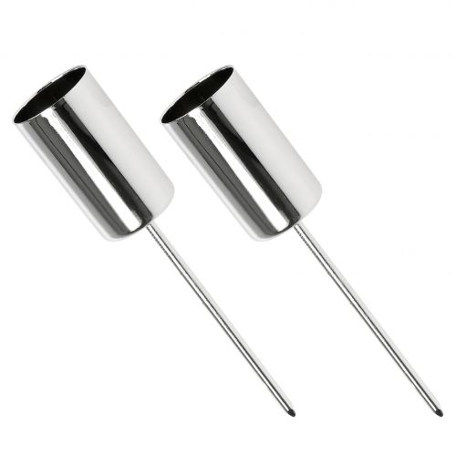 Product Candle holder silver for taper candles Ø2.2cm 4 pcs