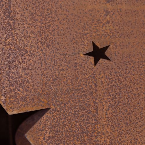 Product Christmas candle holders, rustic finish, 40/50cm high, set of 2