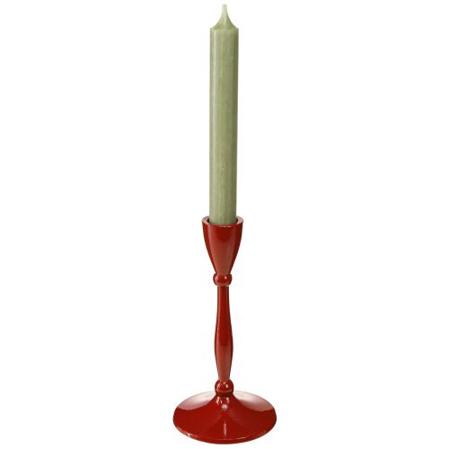 Product Candle holder for taper candles Taper candle holder Red H17cm