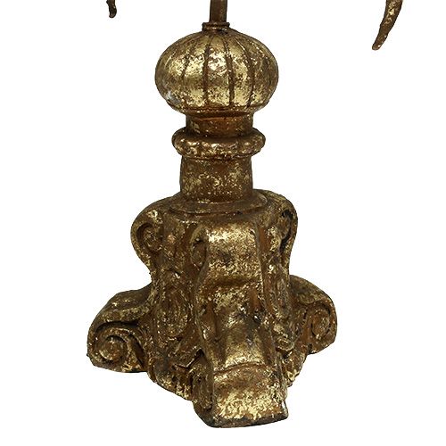 Floristik24 Candlestick with angel wings gold H42cm