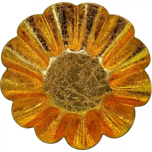 Product Tealight holder Christmas decoration baking pan black gold Ø12cm 2pcs