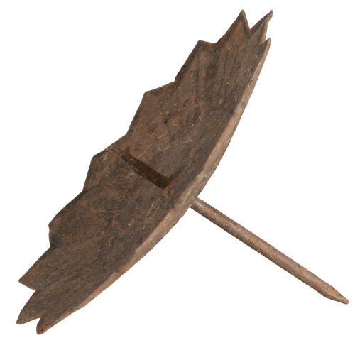 Product Candle holder for sticking Ø11cm H8cm rust effect 4pcs