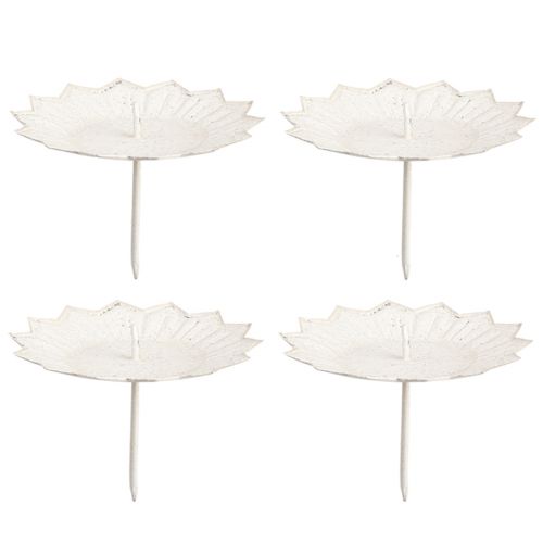 Product Candle holder for sticking 11x8cm cream 4pcs