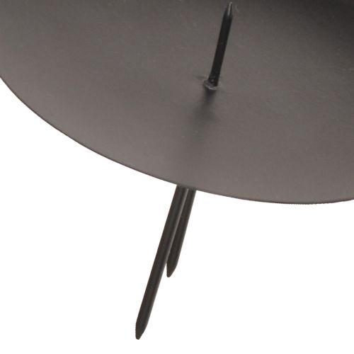 Product Candle holder for sticking metal for Advent black Ø8cm 4 pcs