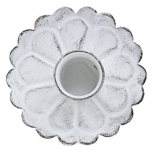 Product Plug-in candle holder white Ø8cm H11cm