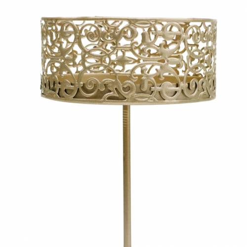 Floral candle holders for sticking Golden Ø8.8cm H13.7cm 4 pcs Antique look | Floristik24.ie